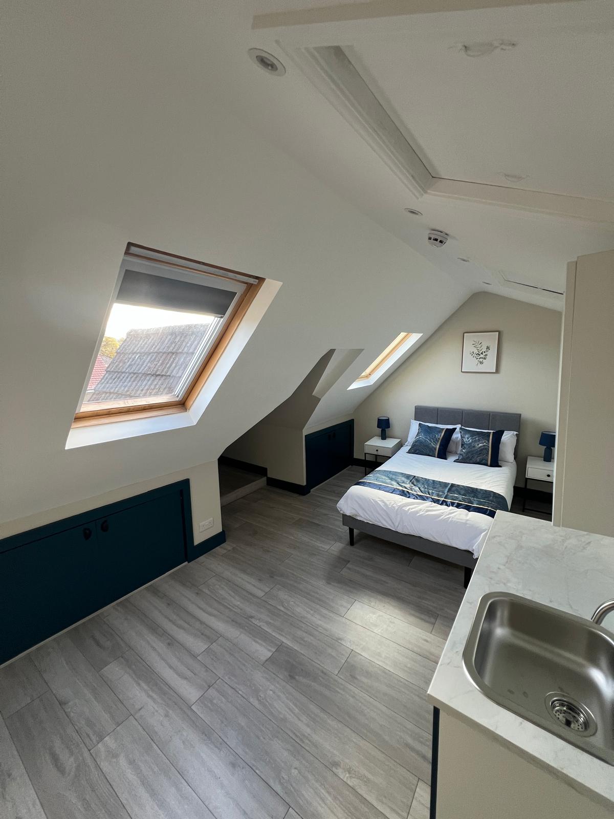 Verdant Ln loft after conversion