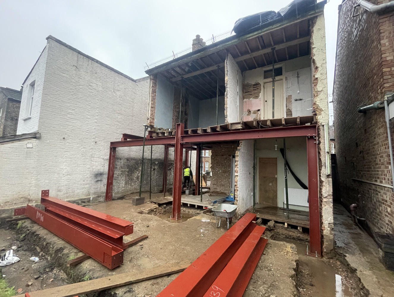 Structural works in progress